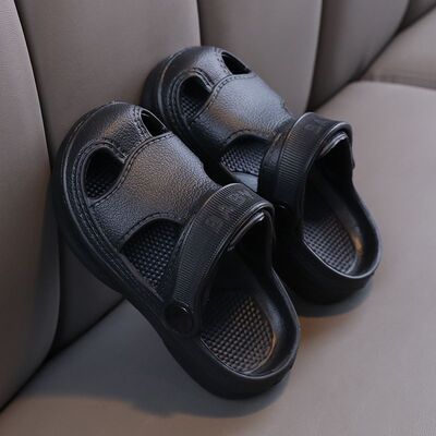 Summer Home Mute Indoor Kids Children's Slippers — 6