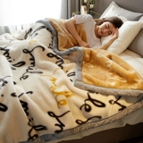 Зимнее одеяло, флисовая коралловая фланелевая простыня, увеличенная толщина
