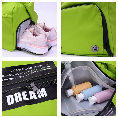 Спортивная сумка через плечо для плавания, одежда для йоги с разделителями, США, популярно в интернете