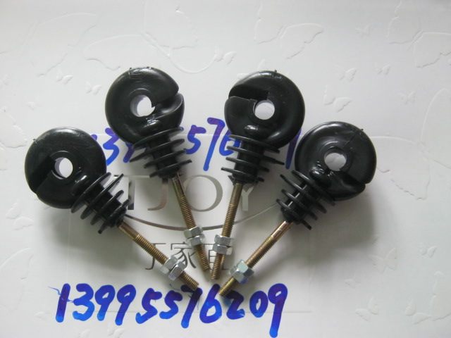 Ranch fence insulator 5 thick black belt nut high voltage pulse electronic fence 100pcs multi-province