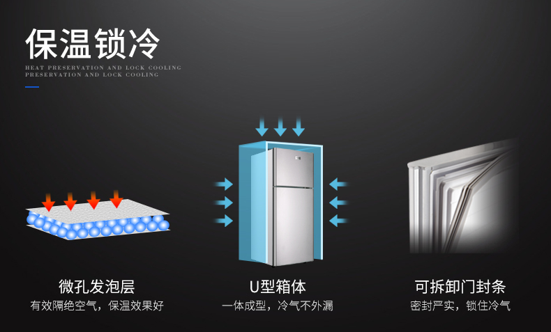 Tủ lạnh Sakura / Sakura 118 Nhà ký túc xá Tủ lạnh hai cánh Tủ lạnh nhỏ Tủ lạnh tiết kiệm năng lượng Tủ lạnh - Tủ lạnh tủ lạnh đứng