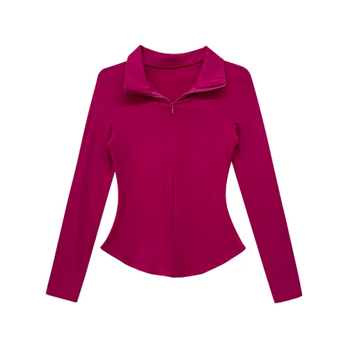 Эластичный осенний лонгслив, приталенный приятный телу корсет, в обтяжку, по фигуре