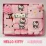 Hello kitty mùa thu và mùa đông bộ quà tặng đồ chơi cho bé gái sơ sinh trăng tròn quần áo trăm tuổi set đồ cho bé sơ sinh