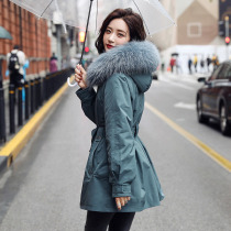 Down Jacket Woman Short 2020 New Winter Fashion Big fur collar with cap cashew to overcome jacket loose big code