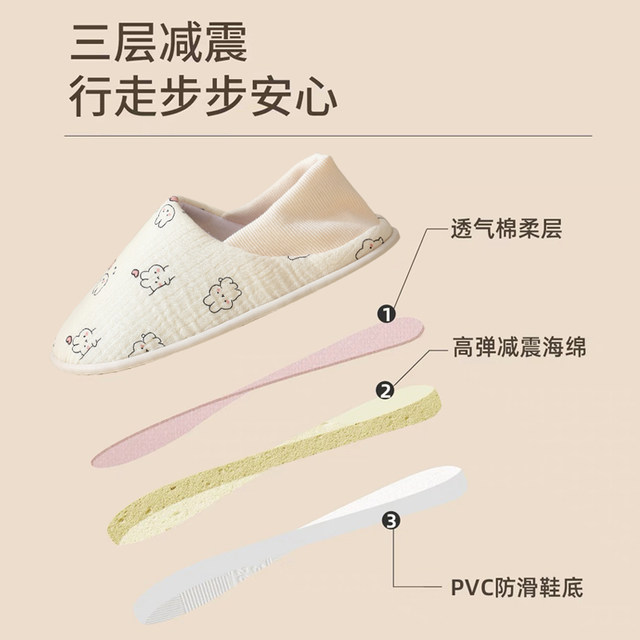 Confinement shoes postpartum spring and autumn May 4 maternity shoes soft bottom bag and maternity shoes non-slip slippers breathable summer ບາງແບບ