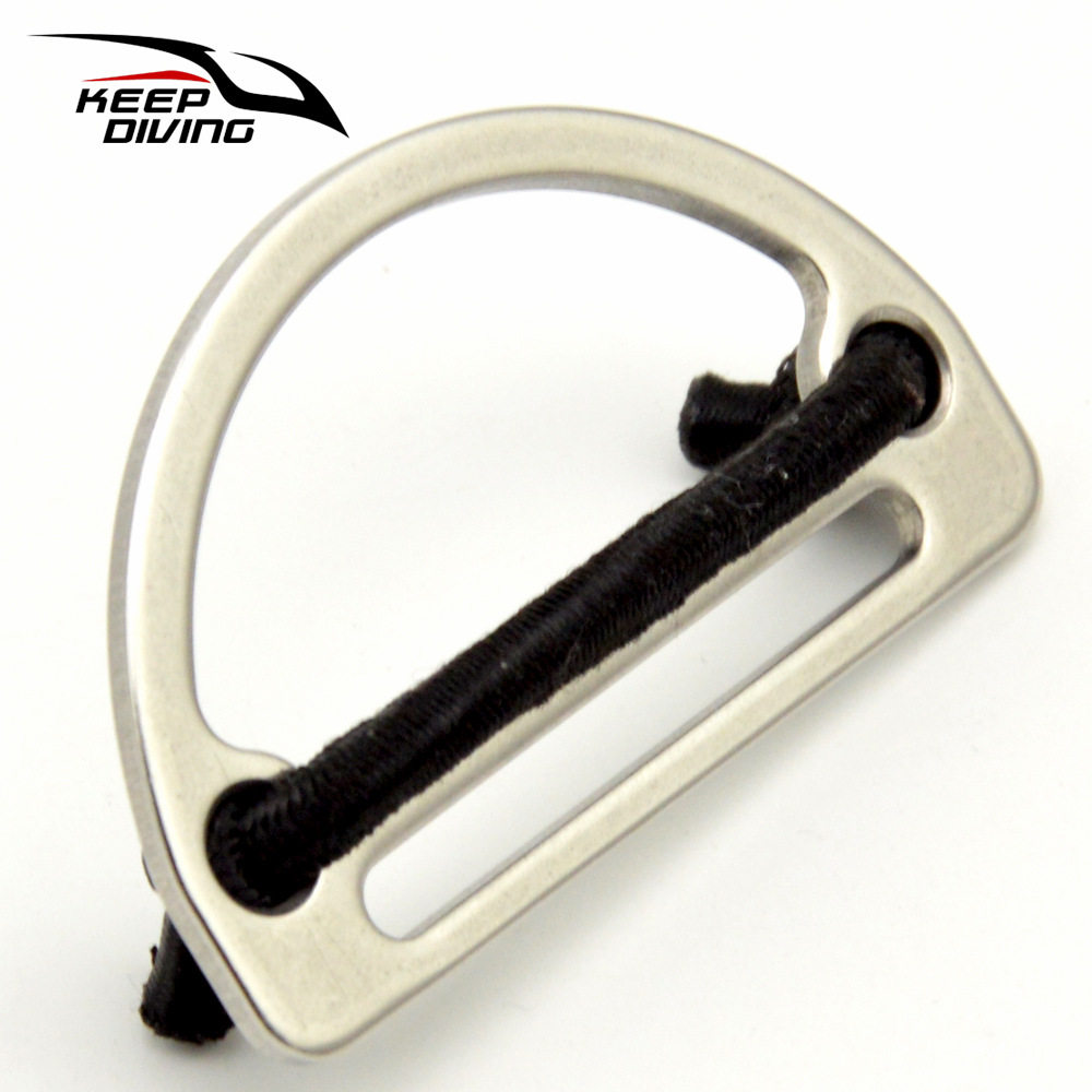 316 stainless steel 5CM webbing for fast moving positioning adjustment buckle D-ring Japanese word buckle back fly side hanging