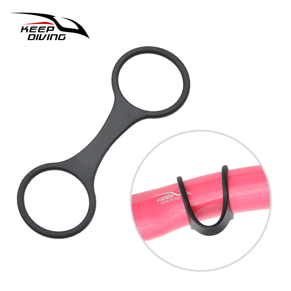 Full dry type Sucker Tube Buckle Diving Mirror Hanging Buckle 8 Letter Button Fixed Buckle with Sucker Anti-Lose Button AS-521