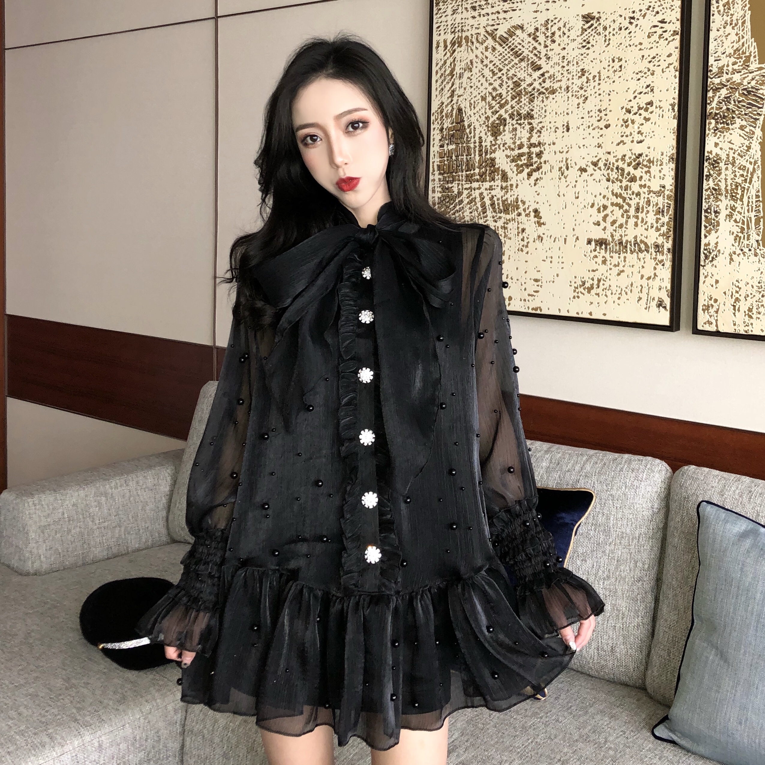 Robe femme en Mousseline - Ref 3327383 Image 21