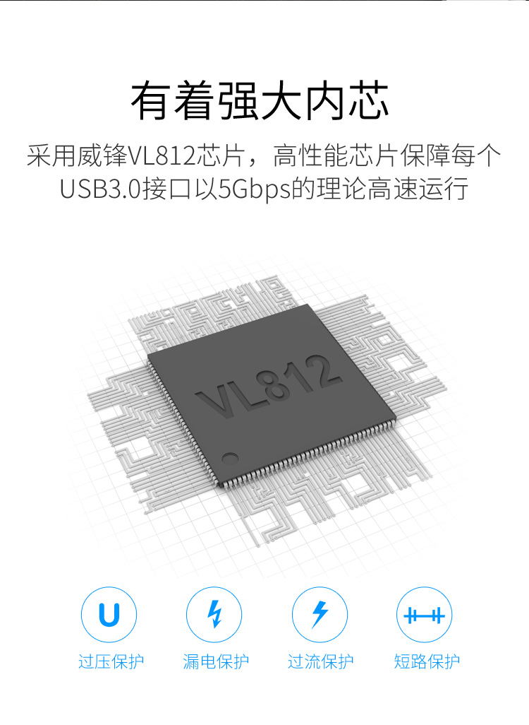 Chuẩn bị Si biển USB3.0 Hub HUB chia 4 Một tới bốn tốc độ cao mở rộng dòng máy tính xách tay mở rộng - USB Aaccessories quạt cầm tay xiaomi