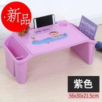 Tong plastic study table student laptop D bed non-folding dormitory lazy lap small book table