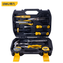 Del household multifunctional hardware toolbox hand tool set electrician repair toolbox household emergency kit