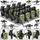 2025 новая военная минифигурка спецназа взрывозащищенная специальная полицейская кукла hummer бронированный автомобиль полицейский строительный блок в сборе игрушка mini 2