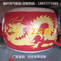 Inflatable war drum Air model drum Air model custom simulation dragon drum gongs and drums Temple drum model props