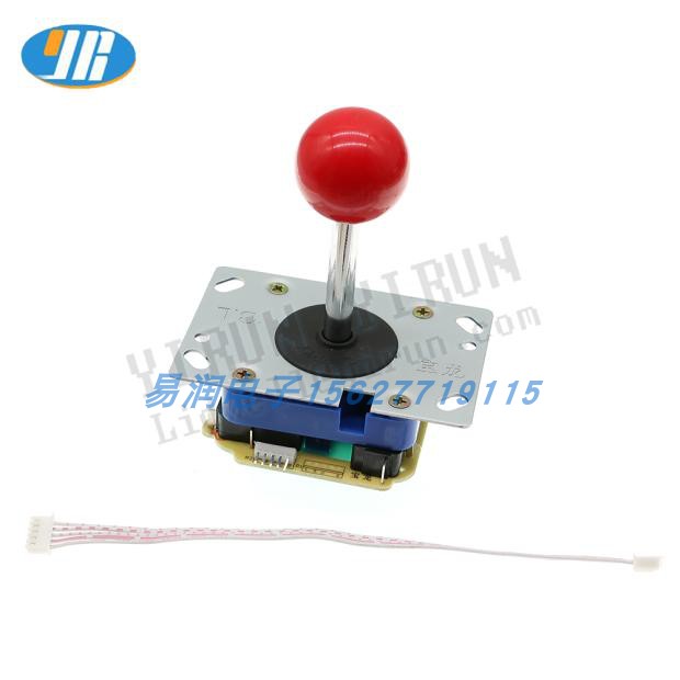 Round gear rocker Imitation water quality rocker Game hall large gear ring pure round rocker Fighting machine five-pin rocker