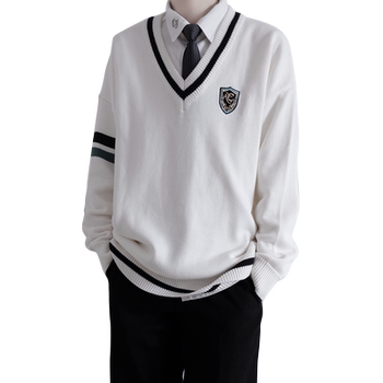 Original dk uniform college style men's and women's sweater jacket