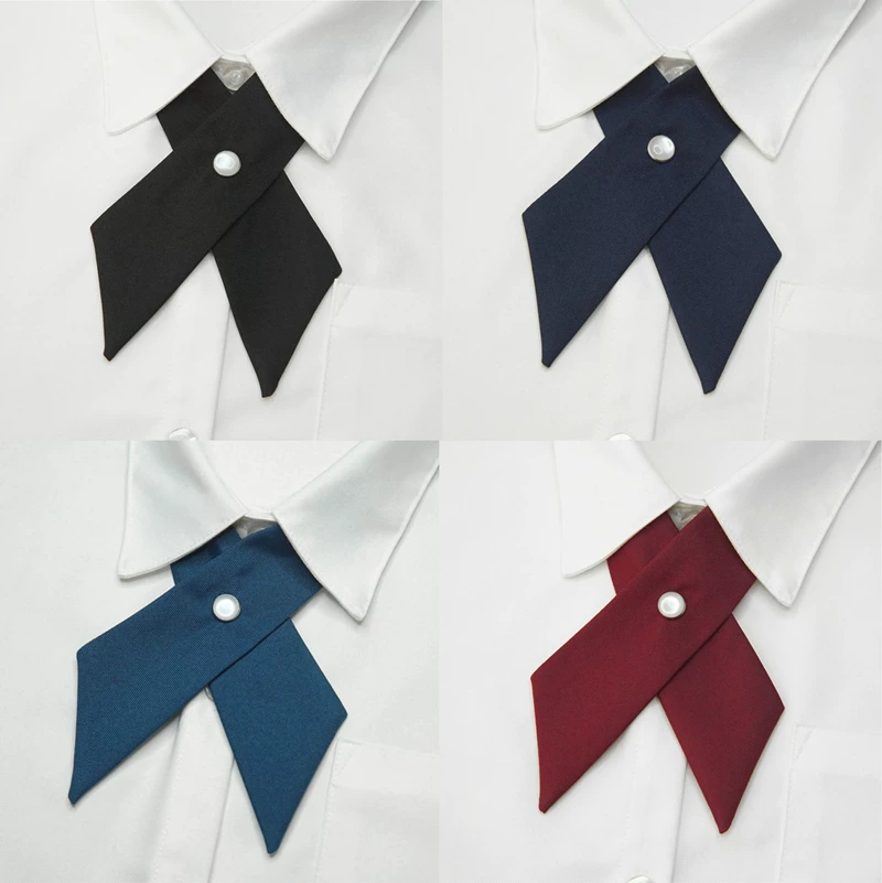 Подлинная базовая pleated юбка-складка для студентов, универсальный галстук-бабочка, рубашка, аксессуар
