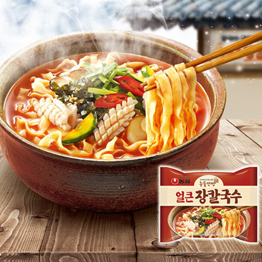 South Korea Imports Peasant Hearts Han Style Knife Cut Face 103g Instant Noodle Instant Noodle Bagged Noodle Instant Noodles