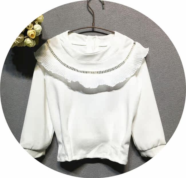 Chemise fille à manche longue en coton - Ref 2085927 Image 12