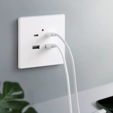 Танцующая четырехтонная USB панель домохозяйства 86 тип интерфейса типа C 220V Smart Charging Panel панель