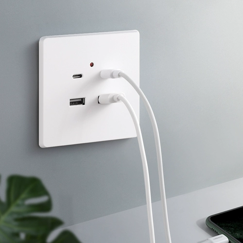 Танцующая четырехтонная USB панель домохозяйства 86 тип интерфейса типа C 220V Smart Charging Panel панель