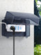 Plug board waterproof cover outdoor plug and drain waterproof box bathroom waterproof socket row outdoor rainproof plug and drain protection cover