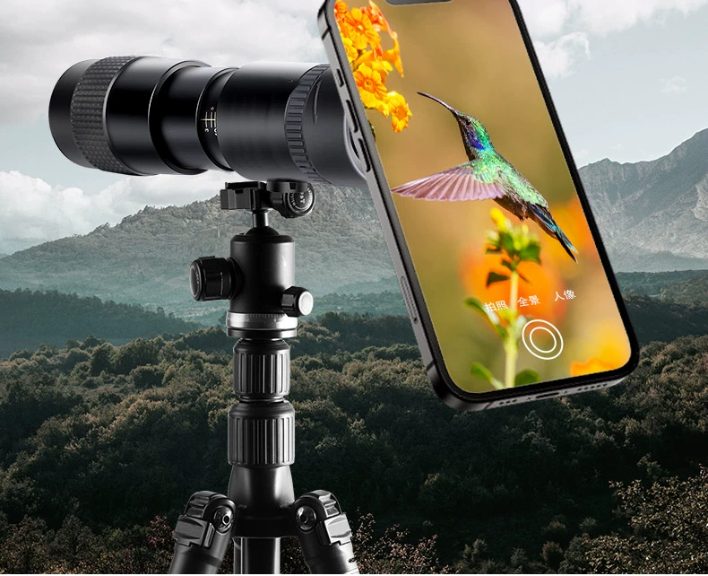 Kính thiên văn zoom một mắt tầm nhìn ban đêm buổi hòa nhạc chuyên nghiệp độ phân giải cao công suất cao dành cho trẻ em với điện thoại di động gương 8x di động ống nhòm nikula ống nhòm nikula 10x22