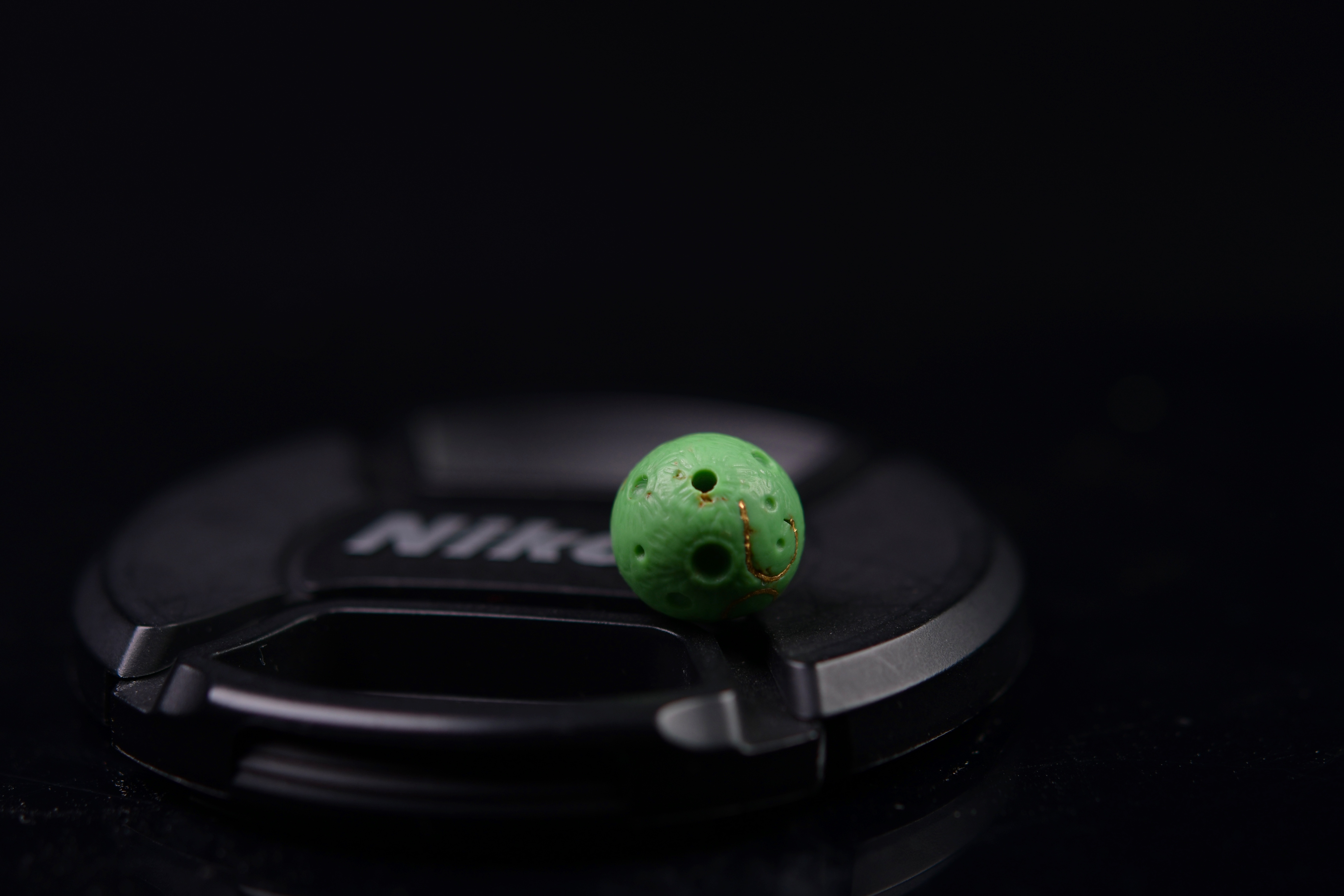 Natural Raw Mine's Rapeseed Yellow Misty Gold Planet Round Pearl Loose Bead Accessories Pendant Pendant Diy Straight Podcast