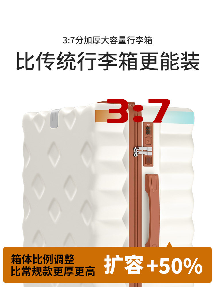 Large Capacity Suitcase 28 Inches 2025 New Model for Female Students Travel Trolley Password Lock Leather Suitcase for Men 26 Strong and Durable