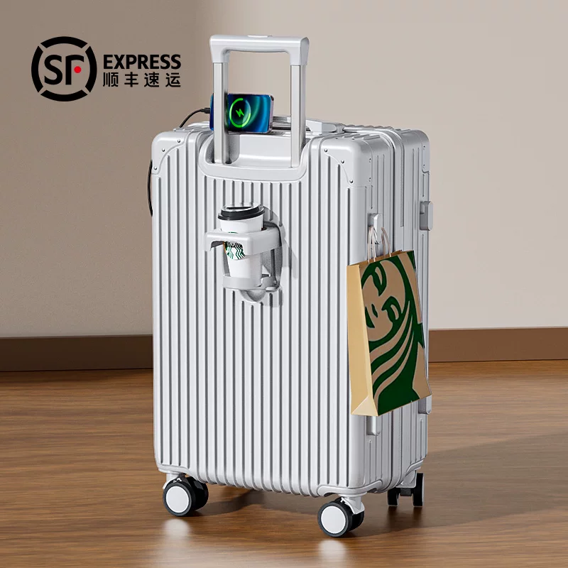 Suitcase, capacious durable box for traveling, 20 inch