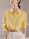 A complete set of spring outfits 2025 super fashionable age-reducing work and commuting Korean style high-end casual shirt suit
