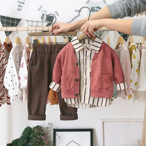 Boys suit spring and autumn children 2 years old children 2021 new boy clothes fashionable handsome 3 men summer boys baby autumn clothes