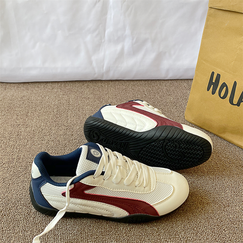 Racing Shoes/White Liquor Red Dexun Shoes, Unisex, 2026 Spring New Model, Thin-Soled, Versatile Sports and Casual Sneakers