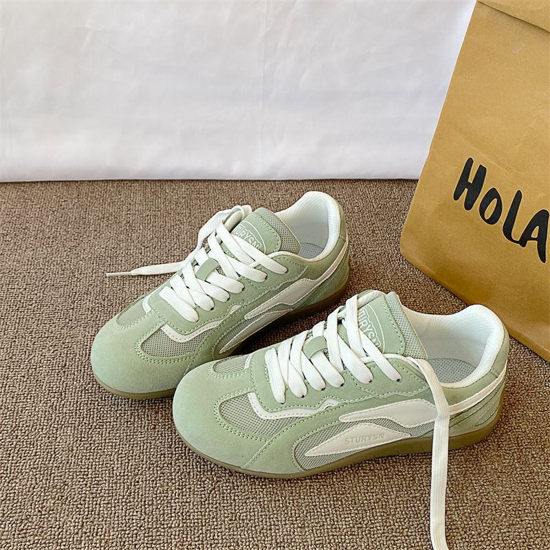 Lu Xiaoqi Racing Shoes/Mint Green Dexun Shoes, Unisex Mesh Breathable Height-Increasing Versatile Casual Sneakers