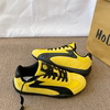 Racing Shoes/Yellow and Black Thin-Soled German Training Shoes, Unisex, 2026 Spring New Model, Mesh Versatile Casual Sneakers