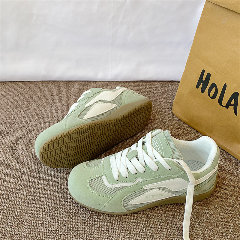 Lu Xiaoqi Racing Shoes/Mint Green Dexun Shoes, Unisex Mesh Breathable Height-Increasing Versatile Casual Sneakers