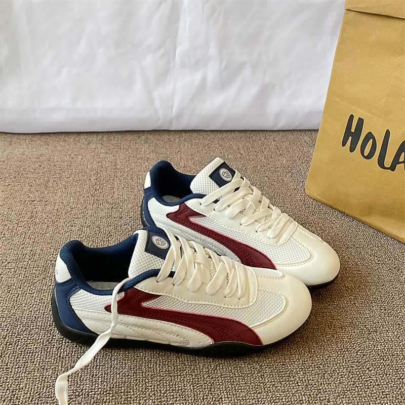 Racing Shoes/White Liquor Red Dexun Shoes, Unisex, 2026 Spring New Model, Thin-Soled, Versatile Sports and Casual Sneakers