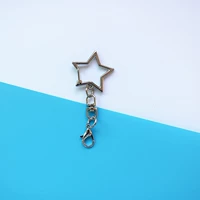 Серебряная пятиконечная звезда/дополнительная пряжка-лобстер