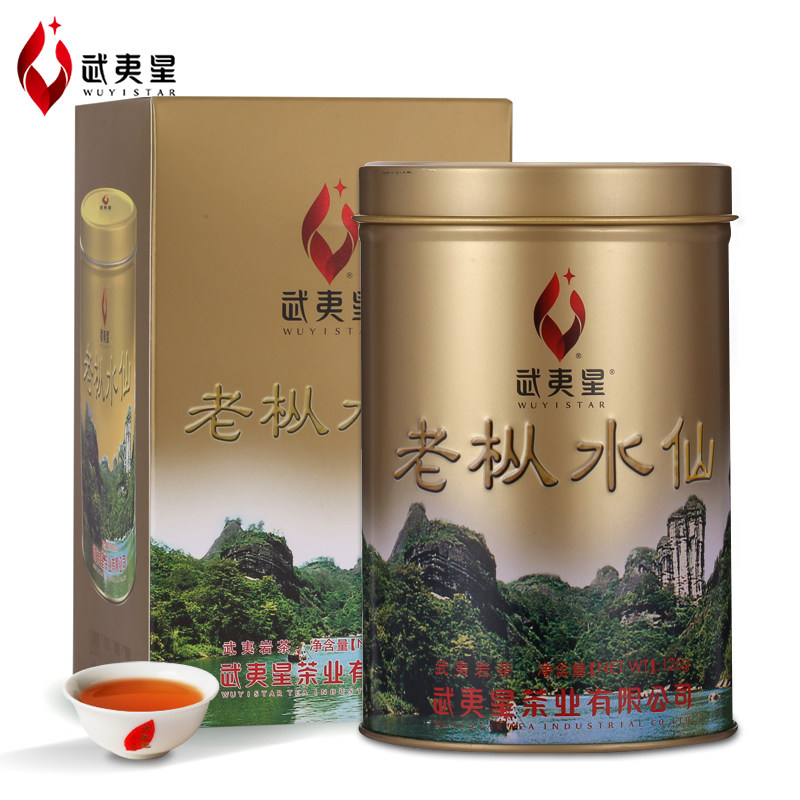 Wuyi Xing Dazhuang Old Taiwan Tea Tea Tea Canned Rock Tea 125g Wuyi Shan Oolong Tea Canned Rock Tea