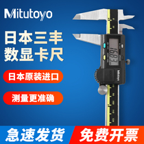 Japan imports Sanfeng Mittutoyo number of display cruise scale 0-150mm electronic card ruler 200mm500-196