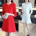 Đầu mùa thu phong cách mới 2021 người đàn ông ngắn tay áo trung bình phổ biến là cao và nhẹ phong cách trưởng thành của phụ nữ váy nhỏ tươi mát sang trọng - váy đầm