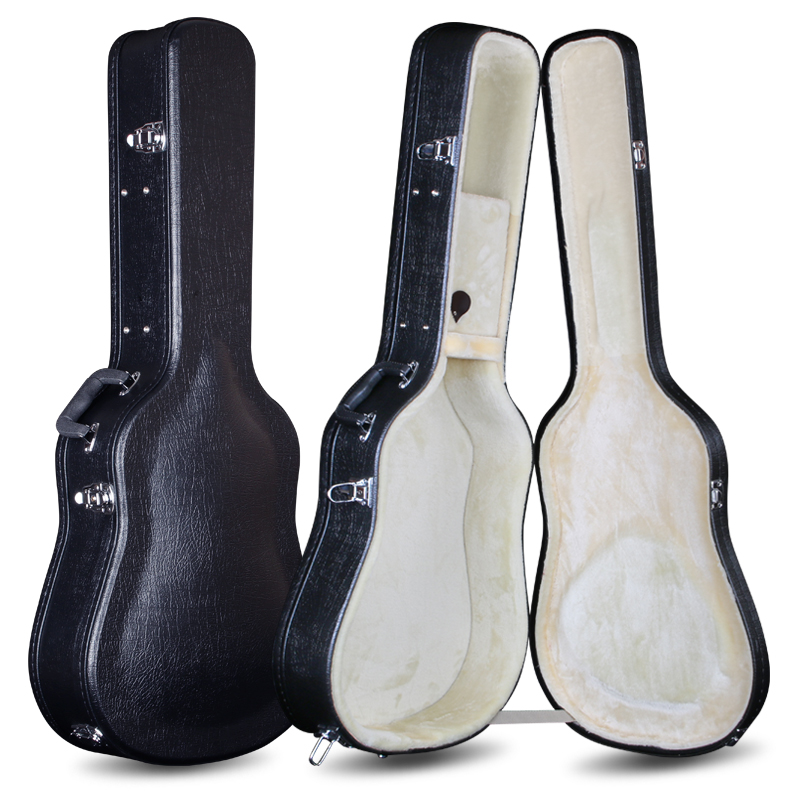 Wood Guitar box 40 inch 41 inch folk Guitar Violin Box Shock-proof Guitar Case 38 Inch 39 Inch Leather box