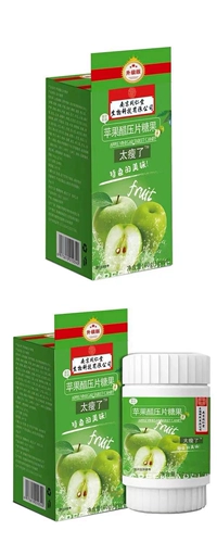 南京同仁堂 Яблочный уксус фермент фермент составной фрукты и овощные жевальные таблетки 60 штук/коробка тонкие официальные флагманские магазины Аутентичный mp