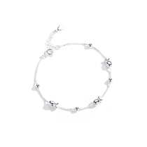 Pisces Lingao Zengcaiqing Bracelet S925 Sterling Yinwang peoples niche senior sense turn good luck atmosphere summer