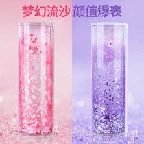 Girl Quicksand starry Sky Large capacity middle school multi-function pen holder Dream Moon Rabbit stationery box Creative primary school students