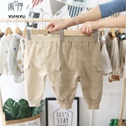 Chàng trai quần Fall 2020 Quần New Small Child Child trai Loose Air Casual Pants Xuân Thu