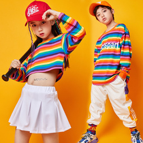 Childrens Games Opening Ceremony Costume Elementary School Boomer cheerleaders dance to serve on New Years Day Kindergarten