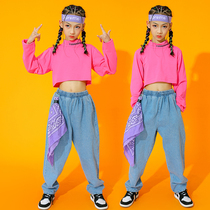 Jazz Dance Costumes Children Street Dance Suit Girls Hip Hop Little Hiphop Play Out of Tide Clothing Rack Subdrum