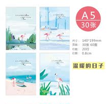 Student soft copy A5 medium creative simple car line book B5 small fresh large note notebook stationery