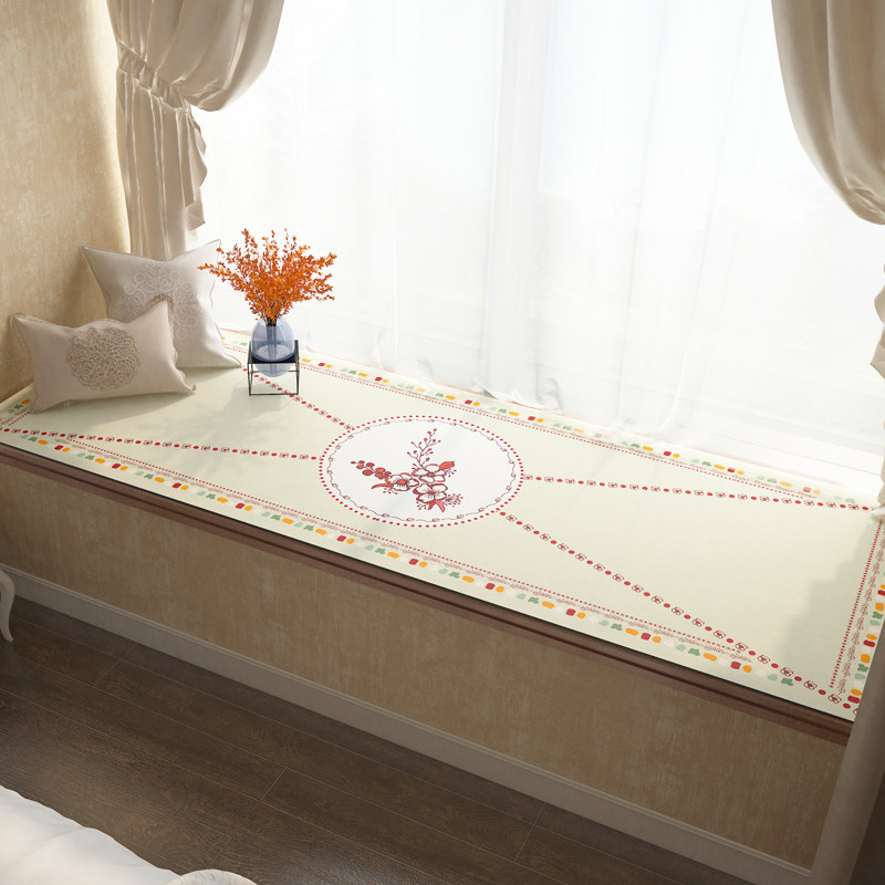 American-style bay window pad window sill pad pu leather waterproof, oil-proof, sun-proof and dirty-resistant bedroom balcony pad tatami blanket custom-made