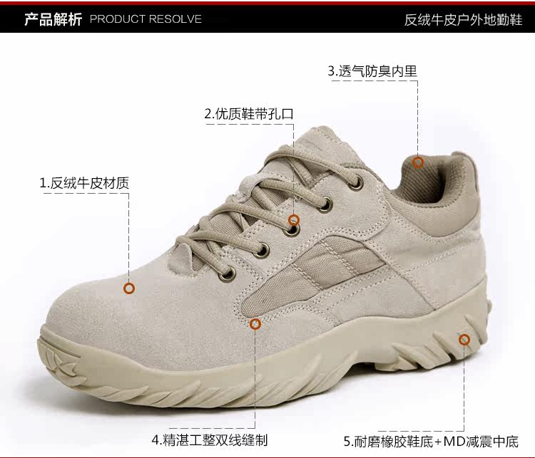 Bottes militaires pour homme en Anti-fourrure - Ref 1402556 Image 9